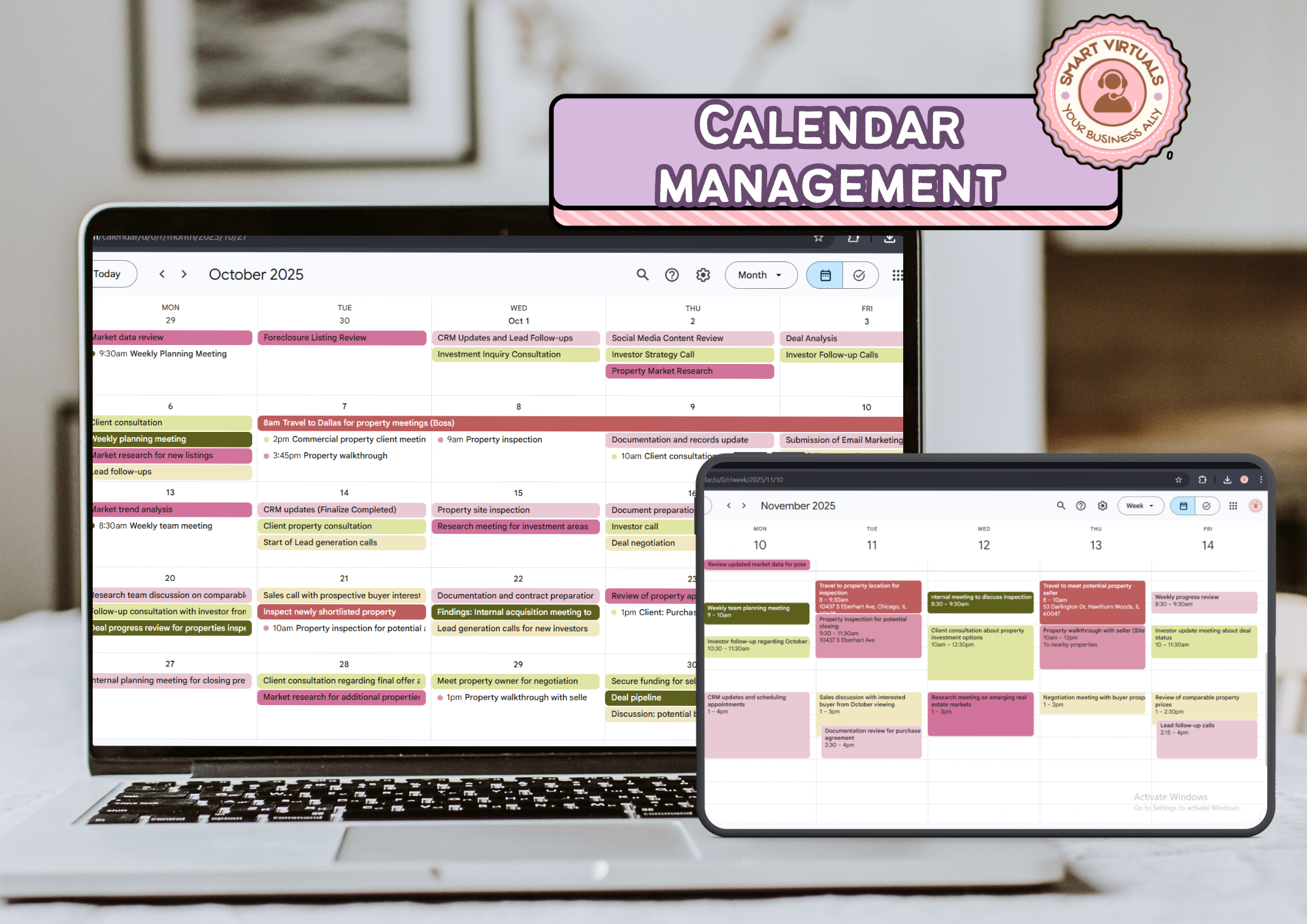 Calendar management